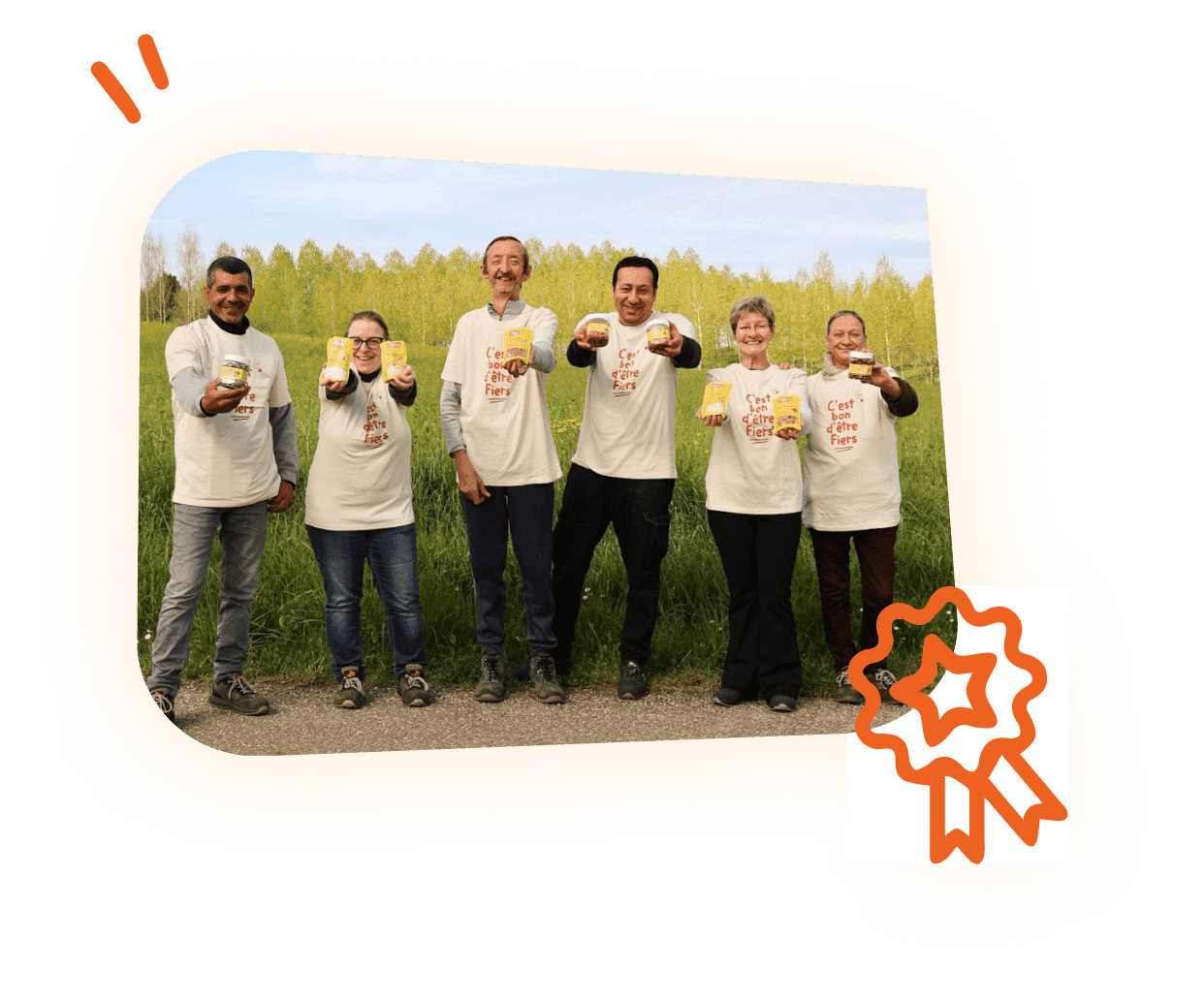 Impression des packagins de Fiers par l'Atelier APF Handicap Lot-et-Garonne