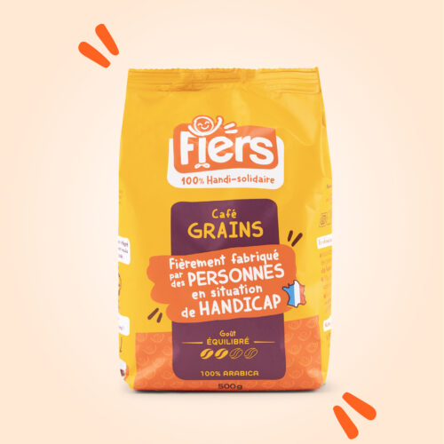 Café en grains arabica Fiers — paquet 500 g