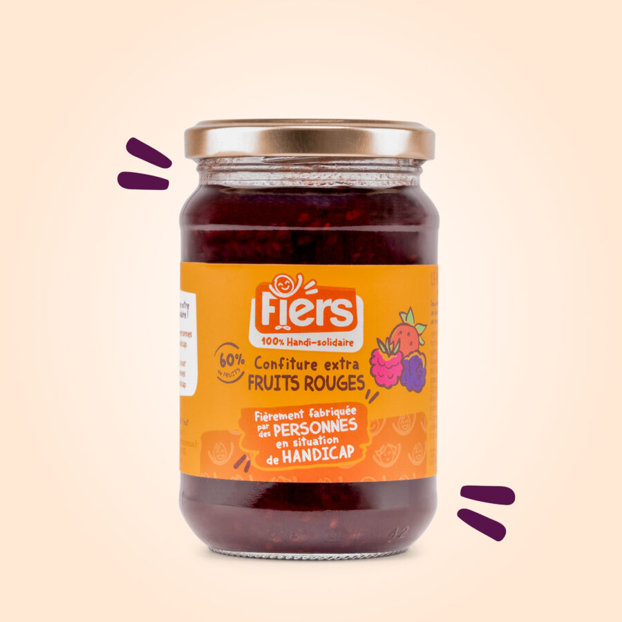 Confiture extra Fruits Rouges Fiers