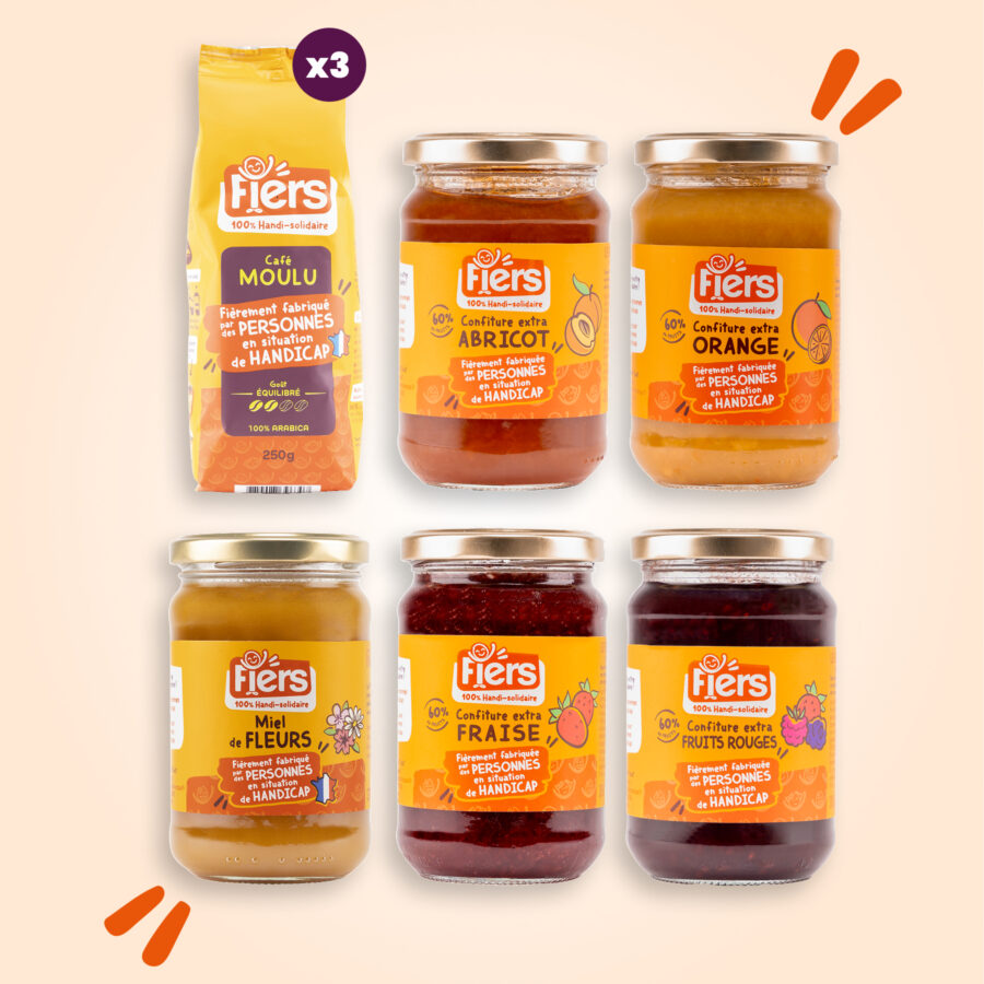 Pack Petit déjeuner - Café Moulu Fiers